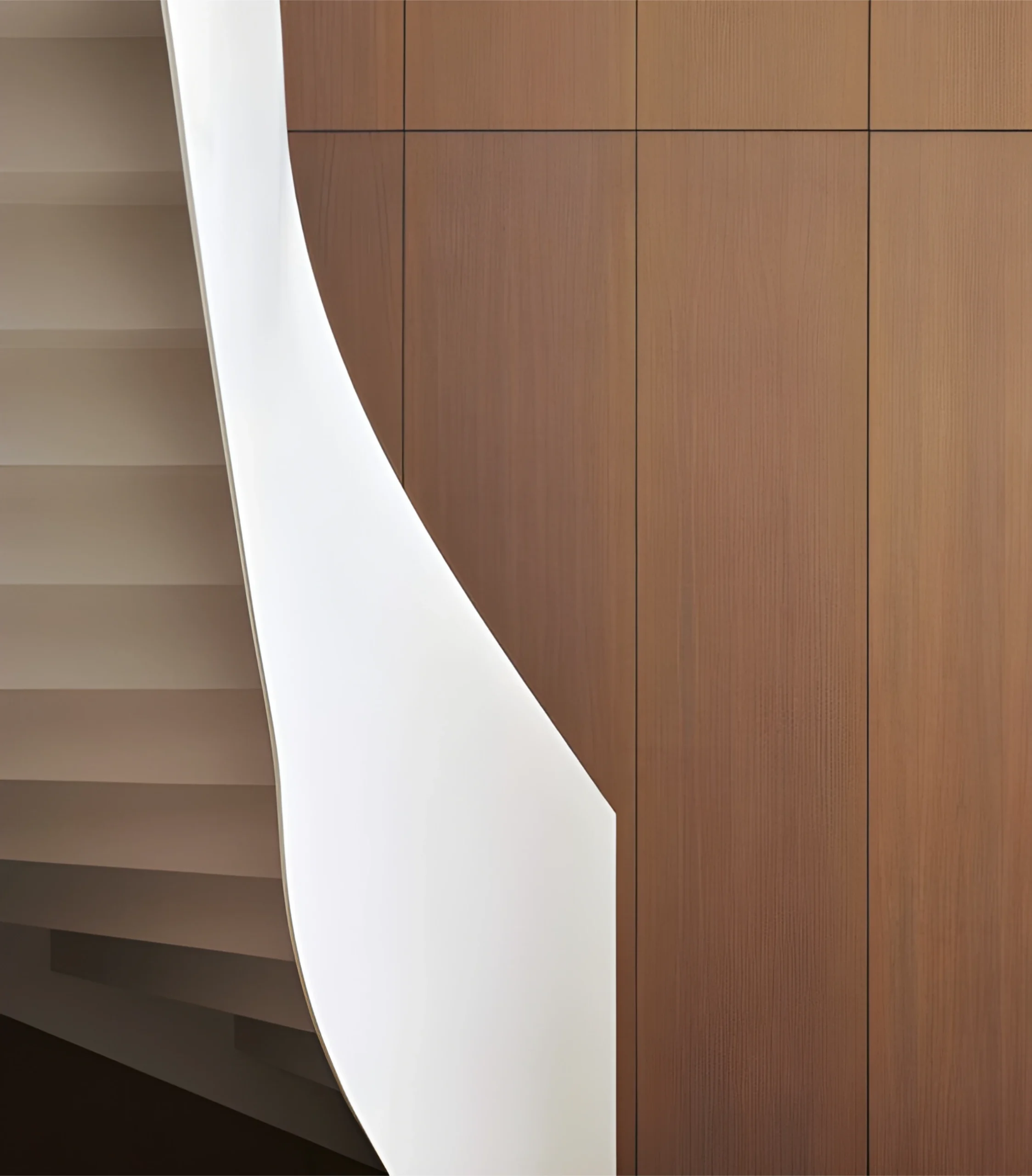 Bespoke curved staircase from Stair Supply