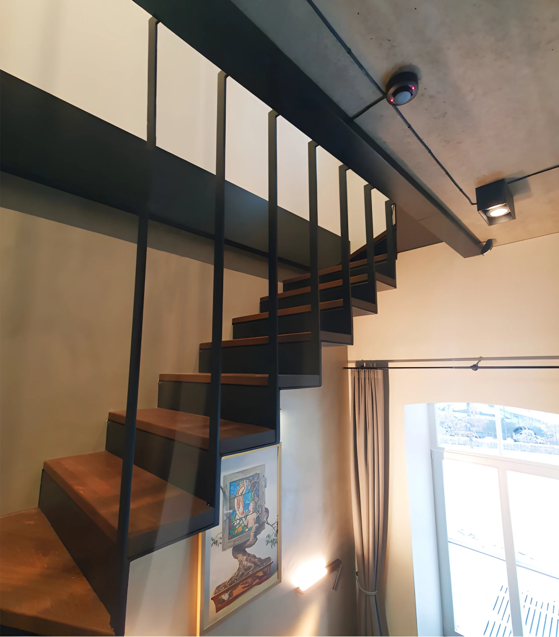 Bespoke metal staircase from Stair Supply